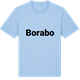 Blue Soul t-shirt med Borabo fetstil t-shirt
