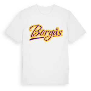 Borgås baseball t-shirt – ekologisk bomull t-shirt från Pinshirt