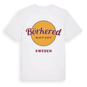 Börkered cirkel t-shirt – ekologisk bomull t-shirt från Pinshirt