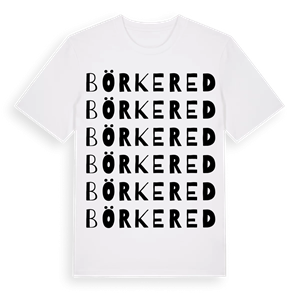 Börkered ordlek t-shirt – ekologisk bomull t-shirt från Pinshirt