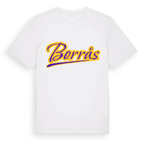 Borrås baseball t-shirt – ekologisk bomull t-shirt från Pinshirt