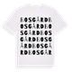 Bosgård ordlek t-shirt