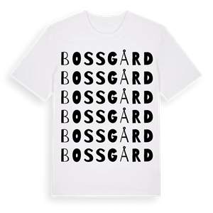Bossgård ordlek t-shirt – ekologisk bomull t-shirt från Pinshirt