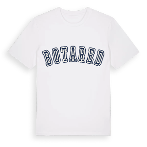 Botared college t-shirt – ekologisk bomull t-shirt från Pinshirt