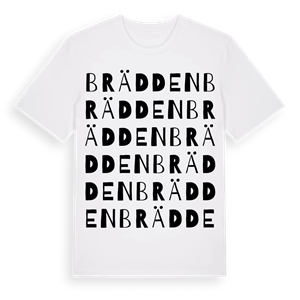 Brädden ordlek t-shirt – ekologisk bomull t-shirt från Pinshirt