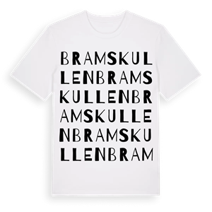 Bramskullen ordlek t-shirt – ekologisk bomull t-shirt från Pinshirt
