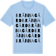 Blue Soul t-shirt med Brännagård ordlek t-shirt