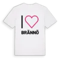 Jag älskar Brännö t-shirt stort tryck