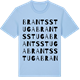 Blue Soul t-shirt med Brants stuga ordlek t-shirt