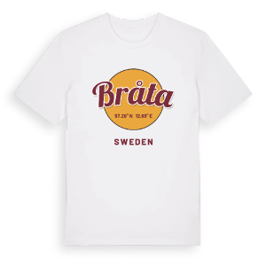 Bråta cirkel t-shirt – ekologisk bomull t-shirt från Pinshirt