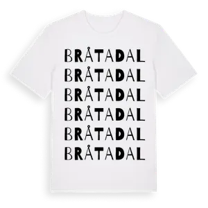 Bråtadal ordlek t-shirt – ekologisk bomull t-shirt från Pinshirt