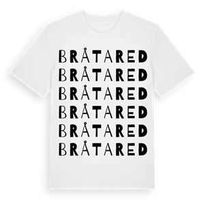 Bråtared ordlek t-shirt – ekologisk bomull t-shirt från Pinshirt