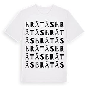 Bråtås ordlek t-shirt – ekologisk bomull t-shirt från Pinshirt