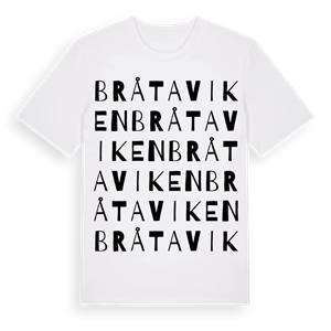 Bråtaviken ordlek t-shirt – ekologisk bomull t-shirt från Pinshirt
