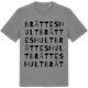 Mid Heather Gray t-shirt med Brätteshult ordlek t-shirt