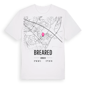 Breared karta t-shirt – ekologisk bomull t-shirt från Pinshirt