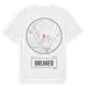 White t-shirt med Breared t-shirt