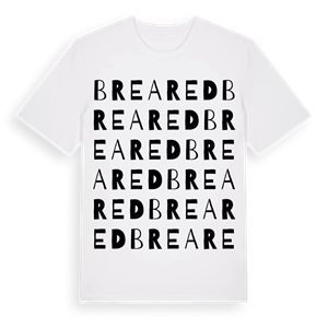 Breared ordlek t-shirt – ekologisk bomull t-shirt från Pinshirt