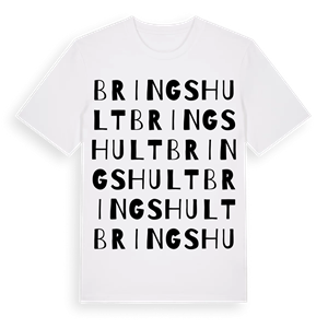 Bringshult ordlek t-shirt – ekologisk bomull t-shirt från Pinshirt