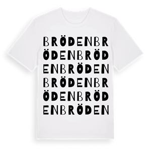 Bröden ordlek t-shirt – ekologisk bomull t-shirt från Pinshirt