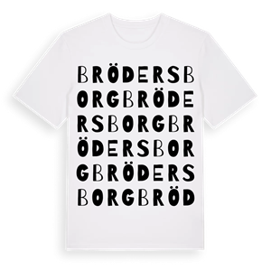Brödersborg ordlek t-shirt – ekologisk bomull t-shirt från Pinshirt