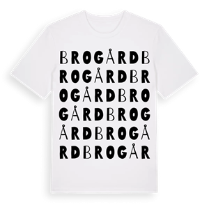 Brogård ordlek t-shirt – ekologisk bomull t-shirt från Pinshirt