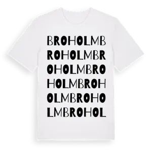 Broholm ordlek t-shirt – ekologisk bomull t-shirt från Pinshirt