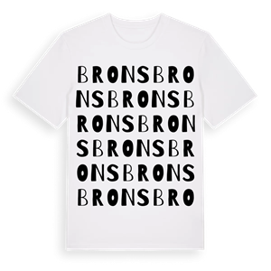 Brons ordlek t-shirt – ekologisk bomull t-shirt från Pinshirt