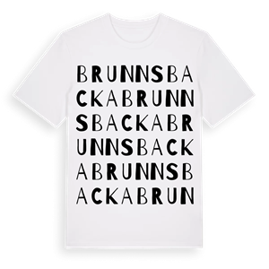 Brunnsbacka ordlek t-shirt – ekologisk bomull t-shirt från Pinshirt