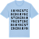 Blue Soul t-shirt med Brynestenen ordlek t-shirt