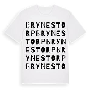 Brynestorp ordlek t-shirt – ekologisk bomull t-shirt från Pinshirt