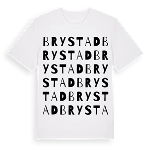 Brystad ordlek t-shirt – ekologisk bomull t-shirt från Pinshirt
