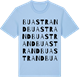 Blue Soul t-shirt med Bua strand ordlek t-shirt