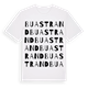 Bua strand ordlek t-shirt