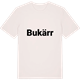 Vintage White t-shirt med Bukärr fetstil t-shirt
