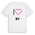 Jag älskar By t-shirt stort tryck