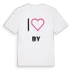 Jag älskar By t-shirt stort tryck
