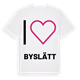 Jag älskar Byslätt t-shirt stort tryck