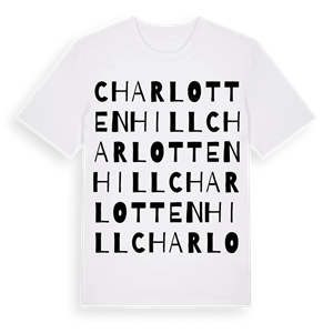 Charlottenhill ordlek t-shirt – ekologisk bomull t-shirt från Pinshirt