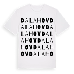 Dalahov ordlek t-shirt – ekologisk bomull t-shirt från Pinshirt