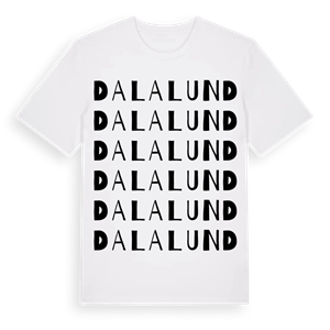 Dalalund ordlek t-shirt – ekologisk bomull t-shirt från Pinshirt