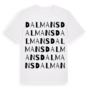Dalmans ordlek t-shirt – ekologisk bomull t-shirt från Pinshirt