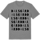 Mid Heather Gray t-shirt med Dalsgård ordlek t-shirt