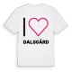 Jag älskar Dalsgård t-shirt stort tryck