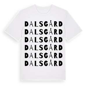 Dalsgård ordlek t-shirt – ekologisk bomull t-shirt från Pinshirt