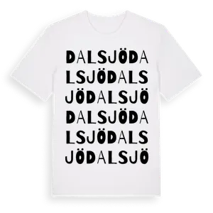 Dalsjö ordlek t-shirt – ekologisk bomull t-shirt från Pinshirt