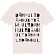 Vintage White t-shirt med Dämhult ordlek t-shirt