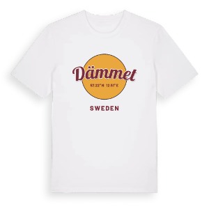 Dämmet cirkel t-shirt – ekologisk bomull t-shirt från Pinshirt