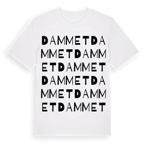 Dammet ordlek t-shirt – ekologisk bomull t-shirt från Pinshirt