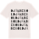 Vintage White t-shirt med Djäknebol ordlek t-shirt